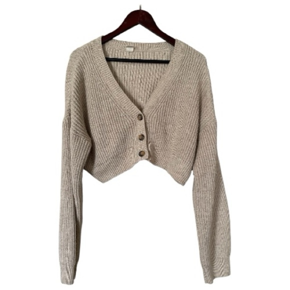 Urban Outfitters Kai Tan Cropped Cardigan size Xl - Picture 2 of 8